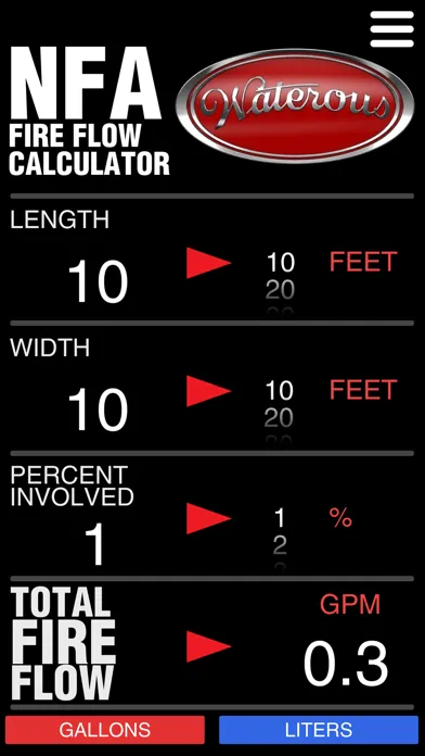 Water Flow Calculators Screenshots