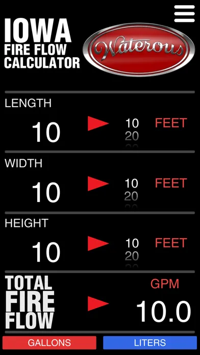 Water Flow Calculators Screenshots