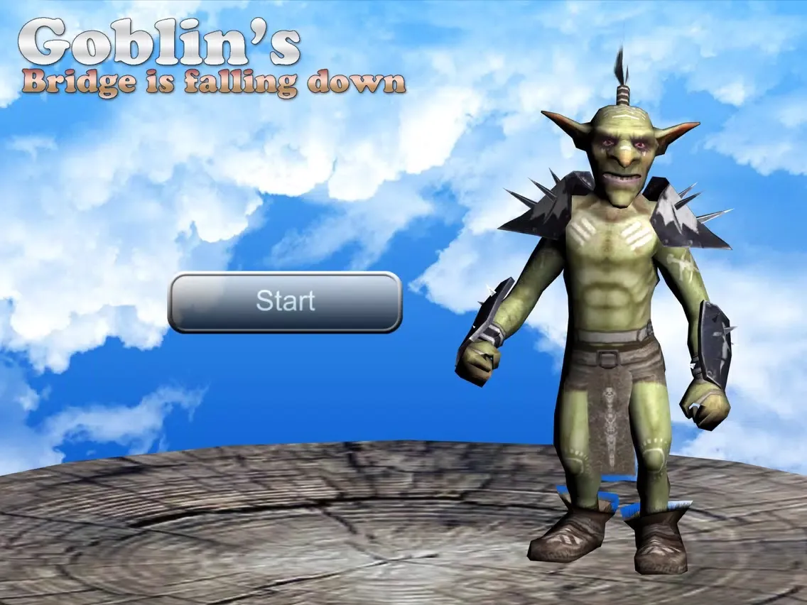 Captures d'écran de Goblin bridge is falling down iPad 