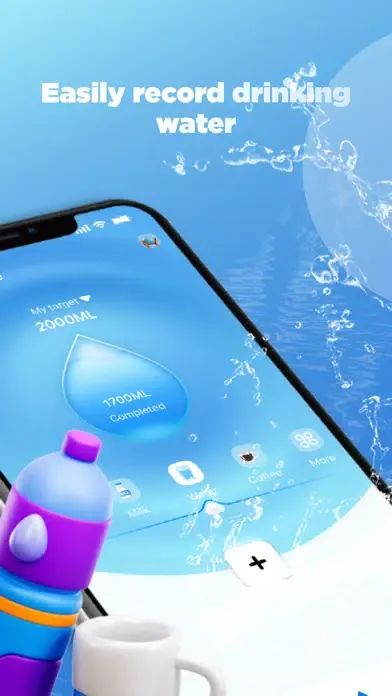 Capturas de pantalla de water time—simple water remind