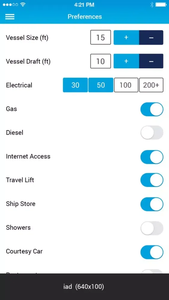 Ảnh chụp màn hình của Waterway Guide Marinas