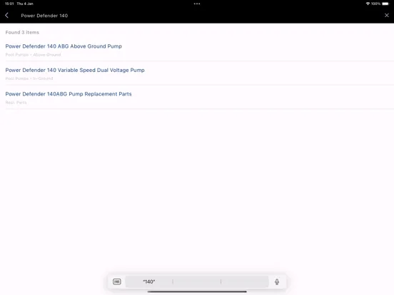Capturas de tela do Waterway Pool and Spa Catalog iPad 