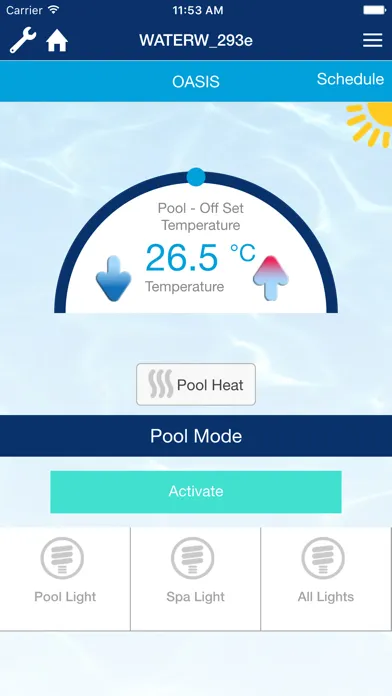 Capturas de pantalla de Waterway Pool & Spa Control