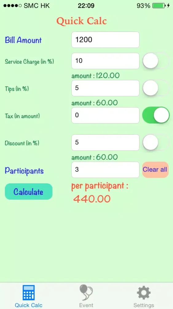 Split.Bill.Easy স্ক্রিনশট