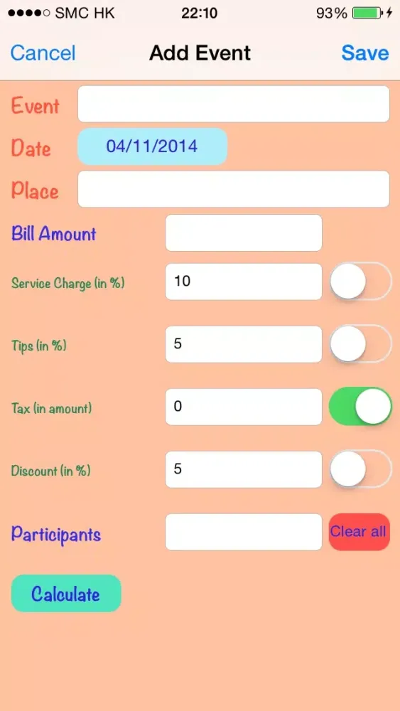 Split.Bill.Easy স্ক্রিনশট