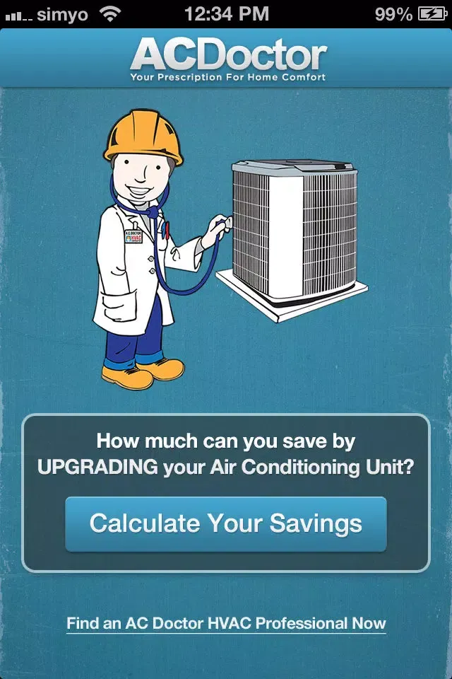 ACDoctor's High Efficiency HVAC Savings Calculator应用截图