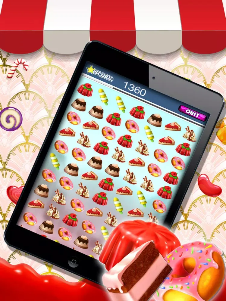 Tangkapan skrin Sweet Treat Mania iPad 