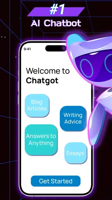 Capturas de pantalla de Ask AI Genie Chatbot: Chatgot⁺