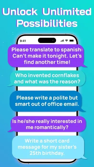 Capturas de pantalla de Ask AI Genie Chatbot: Chatgot⁺