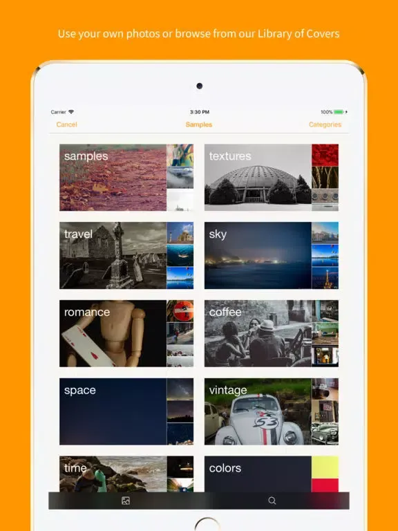 Ảnh chụp màn hình của Covers by Wattpad iPad 