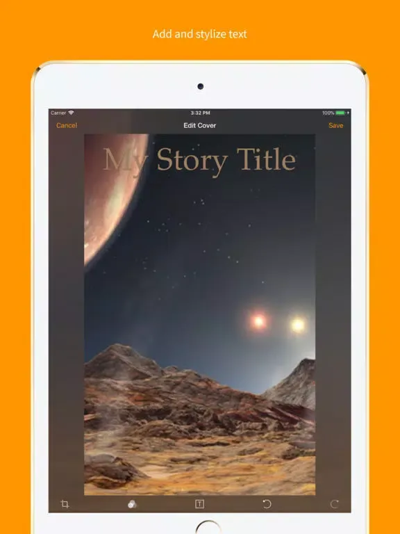 Ảnh chụp màn hình của Covers by Wattpad iPad 