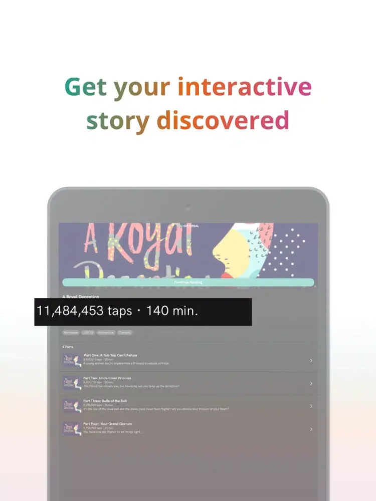 صور Tap by Wattpad iPad 