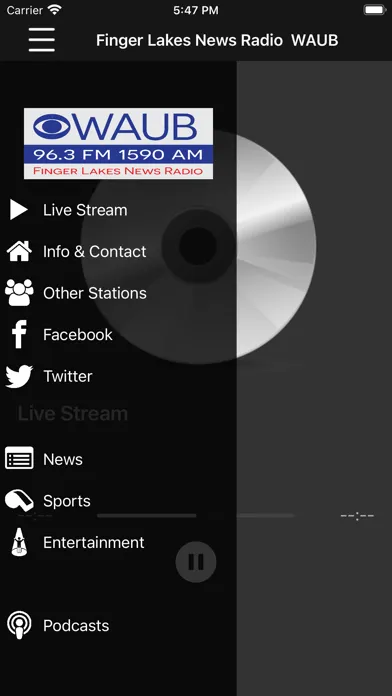 WAUB Radio Screenshots