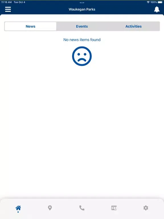 Waukegan Park District iPad  Screenshots