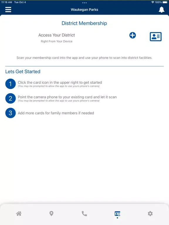 Waukegan Park District iPad  Screenshots