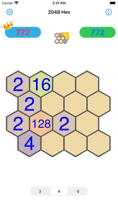 2048 Hexagon应用截图