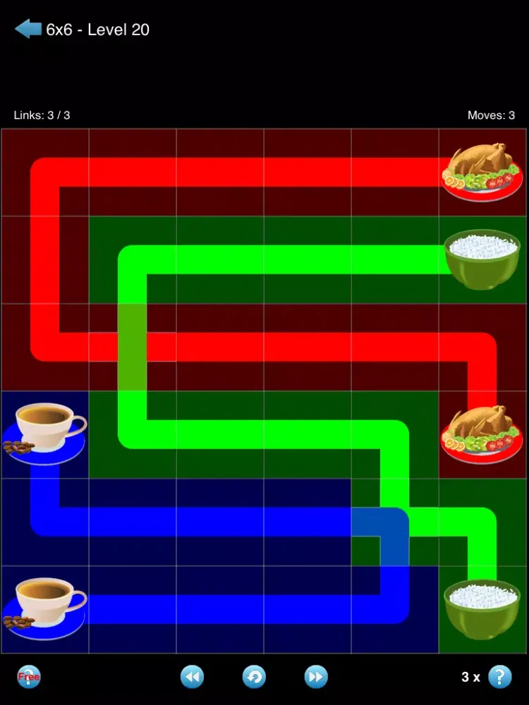 Screenshot di Aha Link Color: Cross & Curve Free iPad 