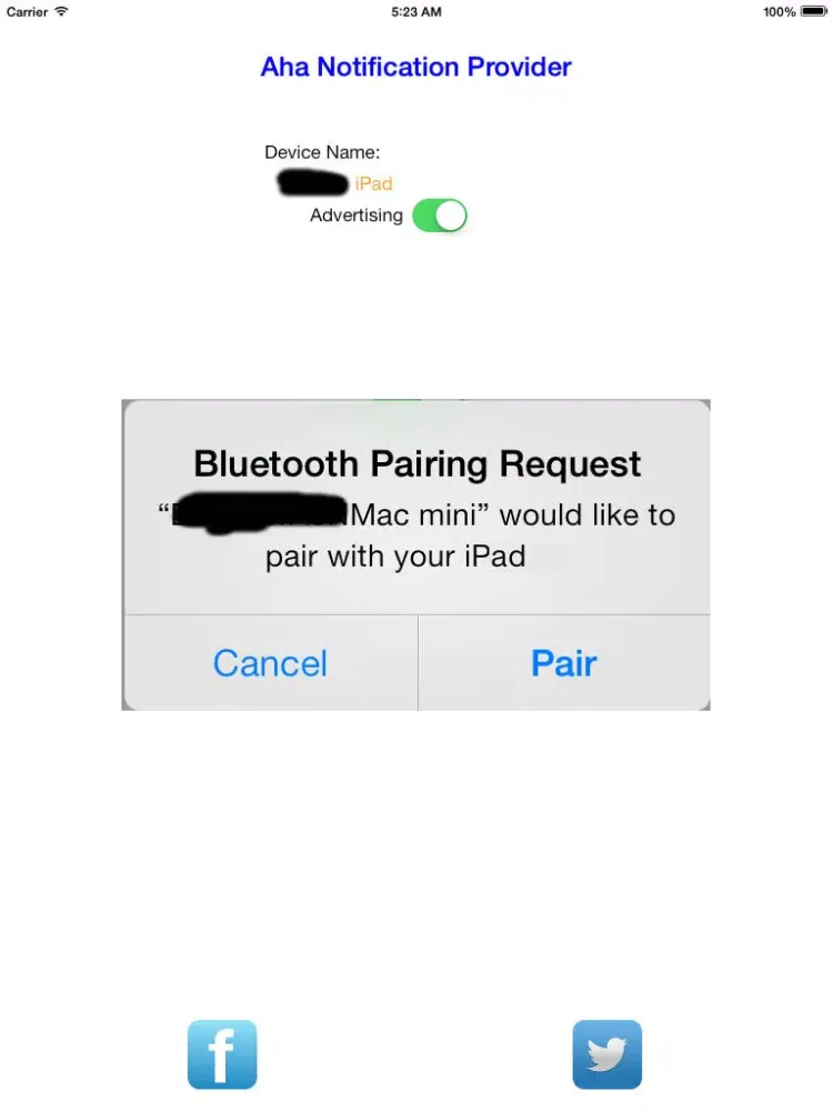 Aha Notification Provider iPad  स्क्रीनशॉट