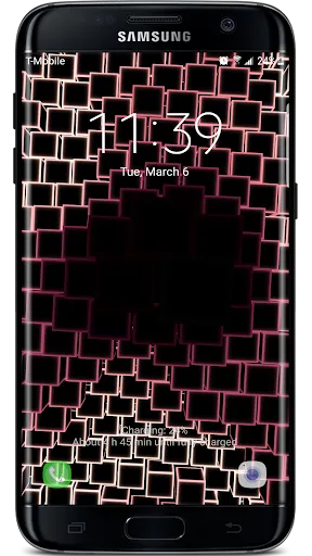 Neon Cube Cells 2 3D Live Wall应用截图
