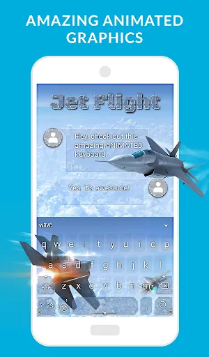 صور Wave Animated Keyboard Emoji