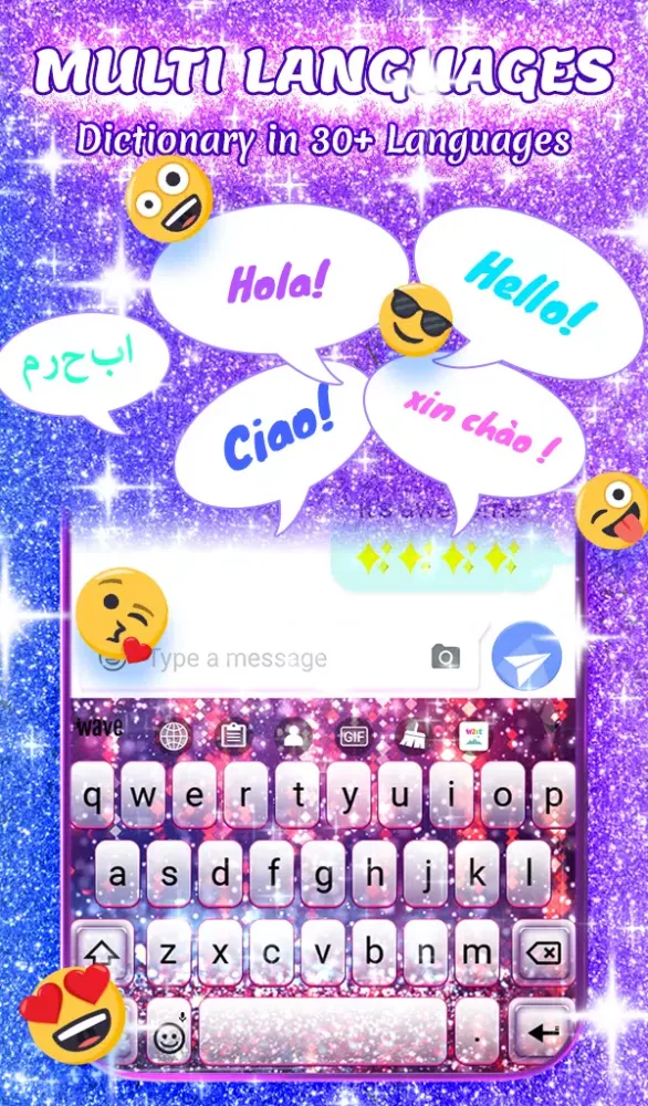 Crazy Glitter Wallpaper Theme Screenshots