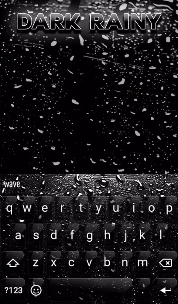 Dark Rainy Keyboard Wallpaper Screenshots
