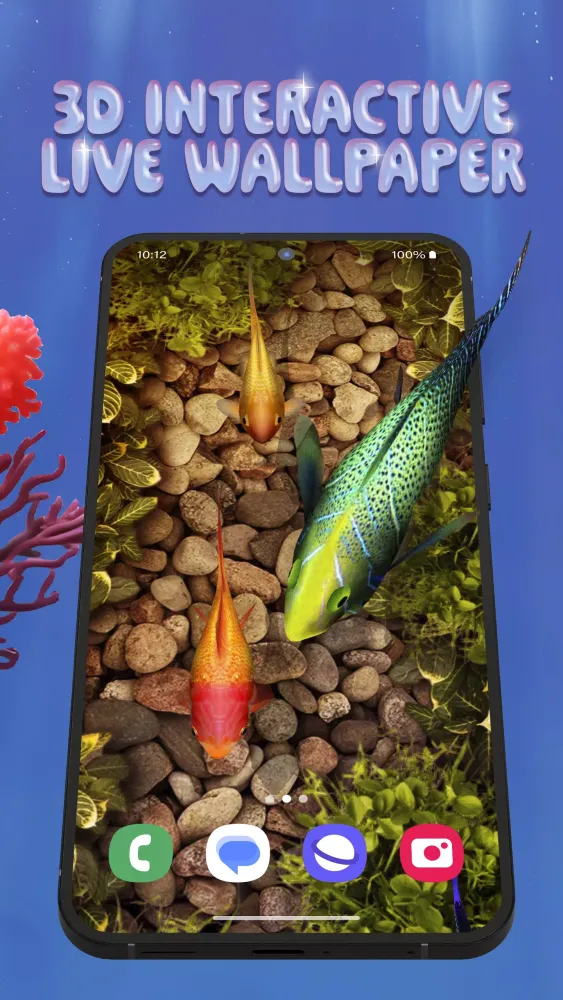 3D Fish Tank Live Wallpaper Screenshots