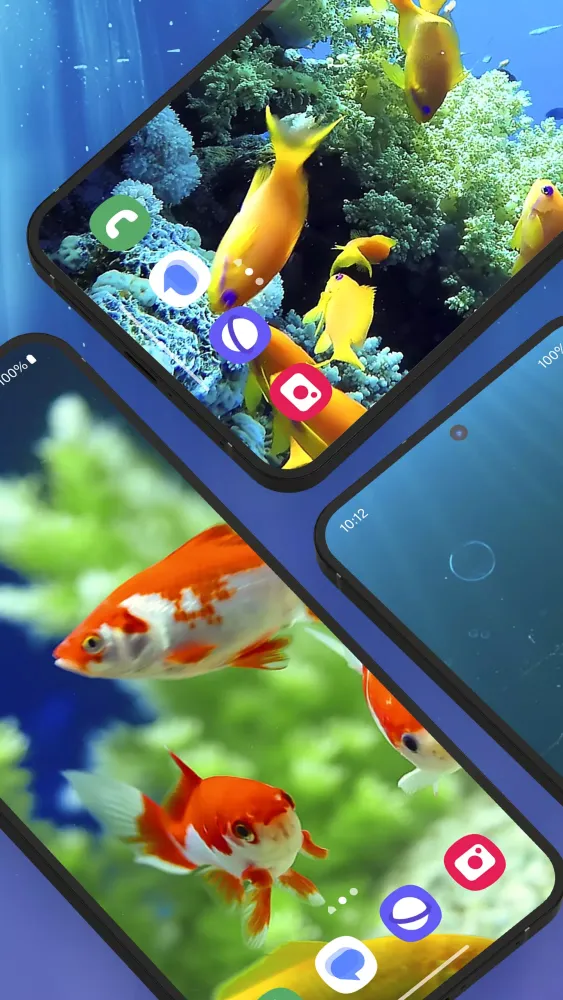 3D Fish Tank Live Wallpaper Screenshots