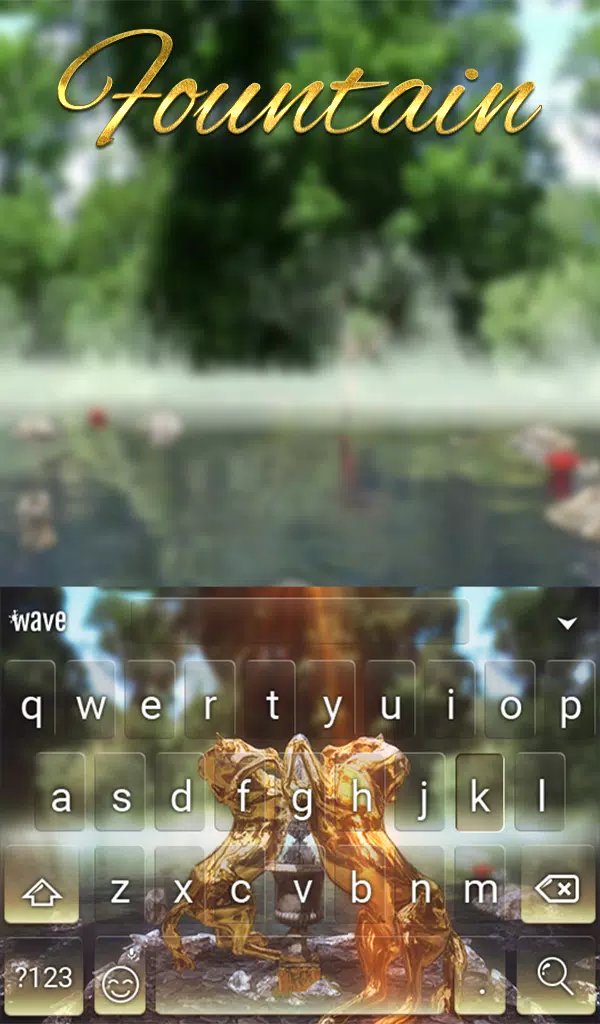 Fountain Animated Keyboard Screenshots