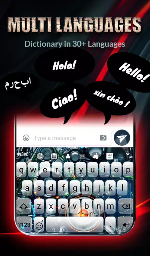 Vortex Keyboard & Wallpaper स्क्रीनशॉट