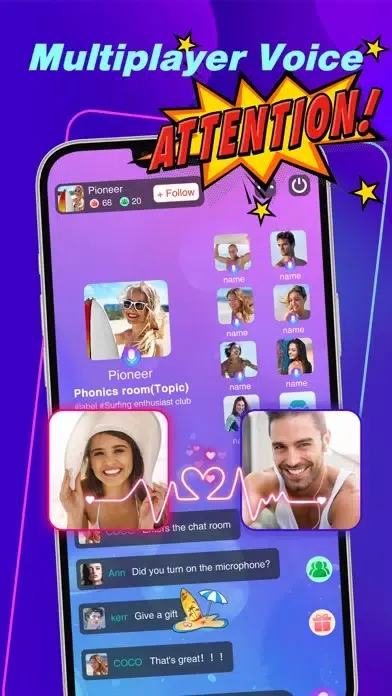 Wave - Live Video Chat & Meet スクリーンショット