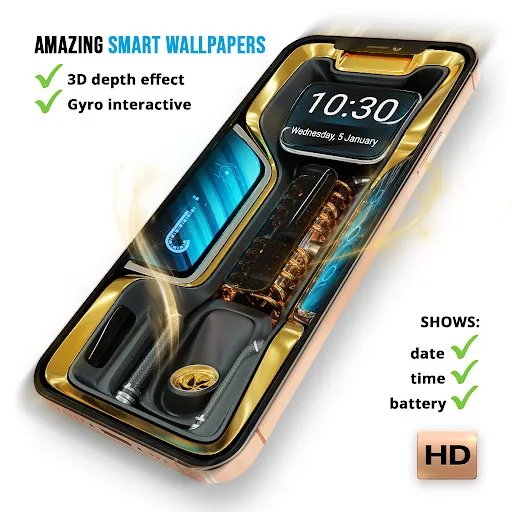 Wave Live Wallpapers Maker 3D স্ক্রিনশট