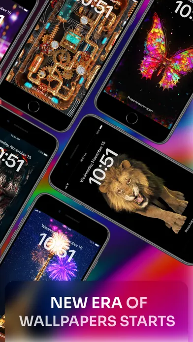 ภาพหน้าจอของ Live Wallpapers-AI Backgrounds