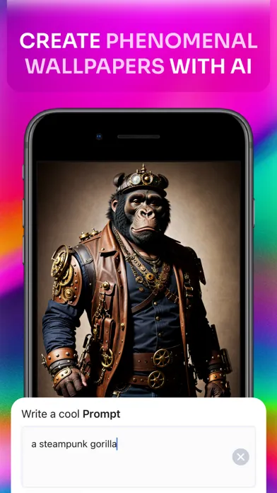 ภาพหน้าจอของ Live Wallpapers-AI Backgrounds