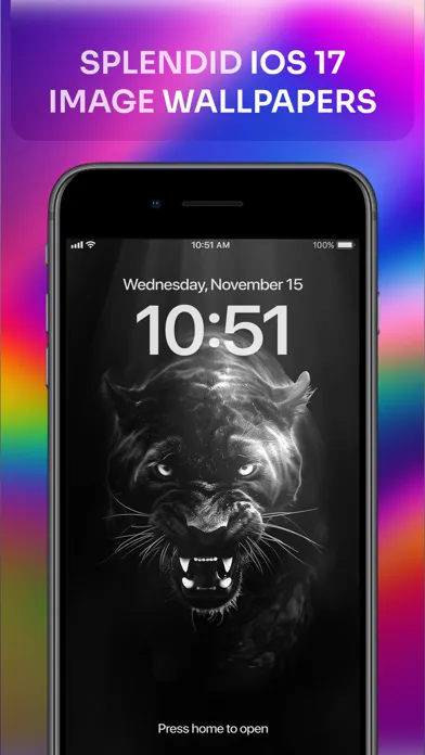 ภาพหน้าจอของ Live Wallpapers-AI Backgrounds