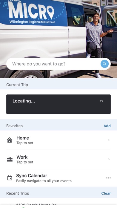 Tangkapan layar RideMICRO by Wave Transit
