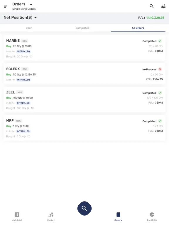 Screenshot di VSE Markets iPad