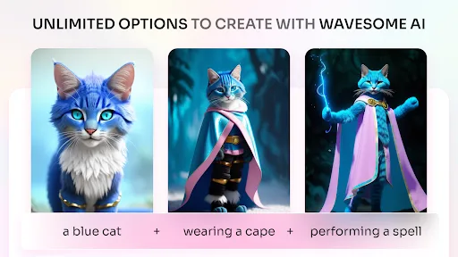 Wavesome.AI Image Generator 스크린샷