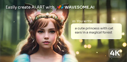 Wavesome.AI Image Generator 스크린샷