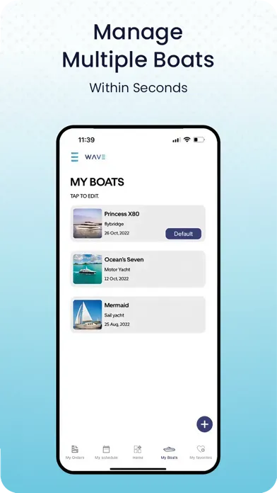 Tangkapan layar Wave Marine - Boat Services