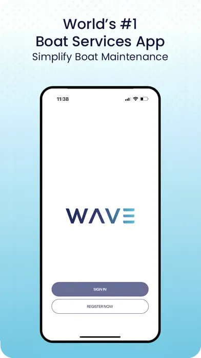 Tangkapan layar Wave Marine - Boat Services