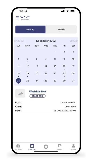 Screenshot di Wave Providers
