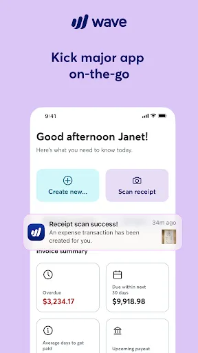 Wave: Small Business Software Screenshots