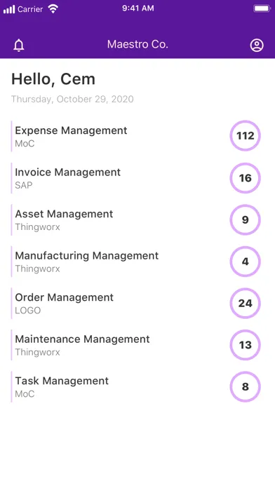 Maestro - Business Process App স্ক্রিনশট