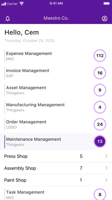 Maestro - Business Process App স্ক্রিনশট