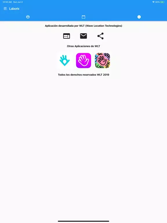 Ảnh chụp màn hình của Laboris - Registro Horario iPad 