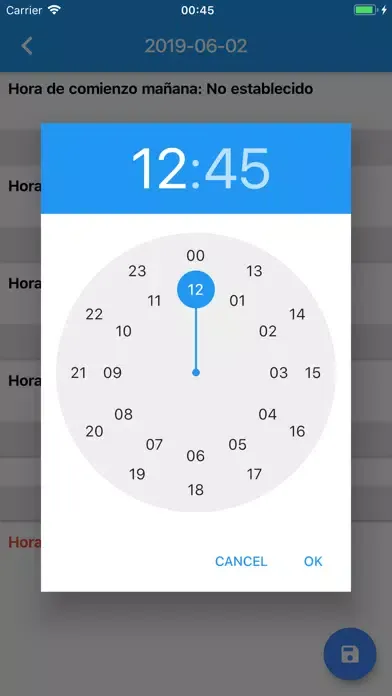 Ảnh chụp màn hình của Laboris - Registro Horario