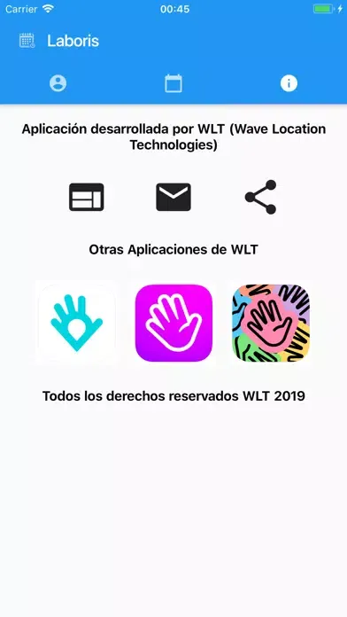 Ảnh chụp màn hình của Laboris - Registro Horario