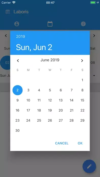 Ảnh chụp màn hình của Laboris - Registro Horario