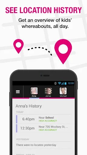 Captures d'écran de T-Mobile FamilyWhere